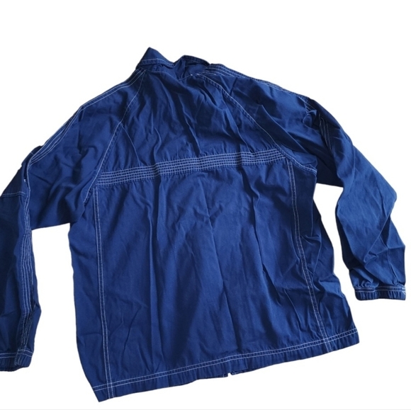 Vintage Women's Nike Jacket Lightweight Blue Sz Small 90's Y2K Retro Streetwear - Picture 4 of 8